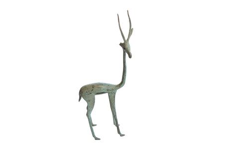 Vintage African Right Facing Bright Oxidized Gazelle // ONH Item ab01522 Image 1