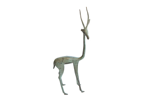 Vintage African Right Facing Bright Oxidized Gazelle // ONH Item ab01522 Image 1