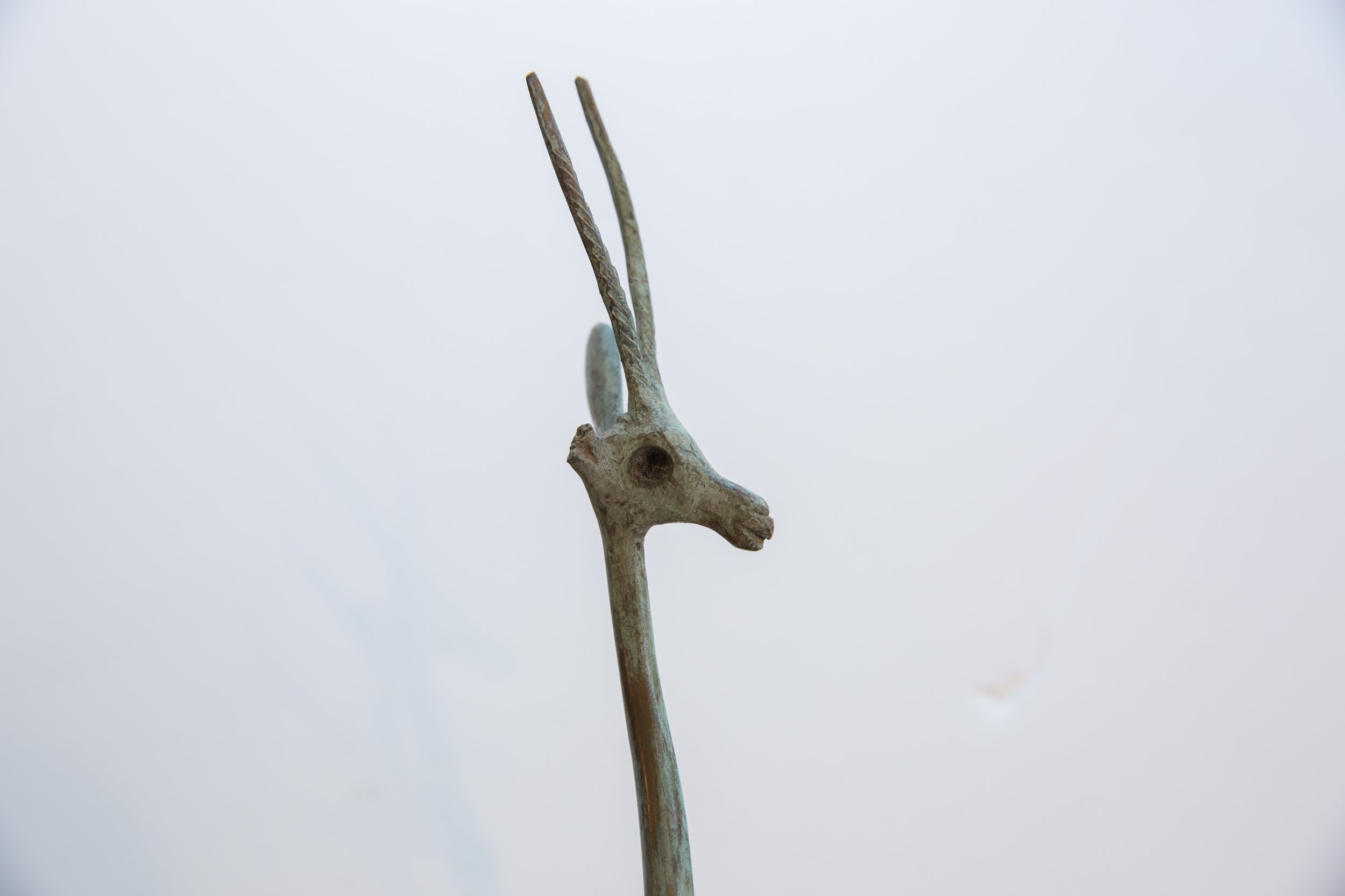 Vintage African Right Facing Bright Oxidized Gazelle // ONH Item ab01522 Image 2