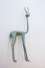 Vintage African Right Facing Bright Oxidized Gazelle // ONH Item ab01522 Image 4