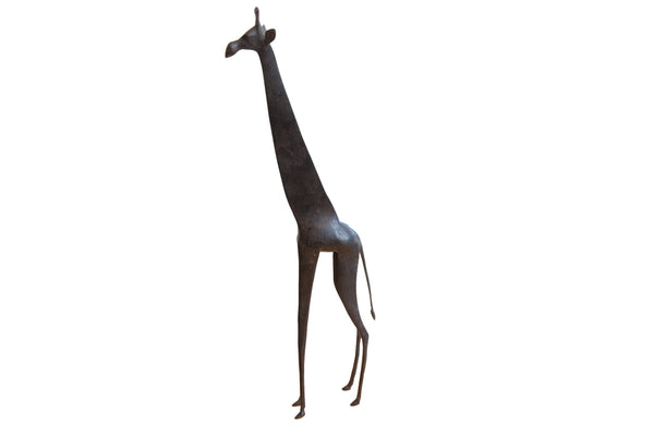 Vintage African Giraffe with Dark Patina // ONH Item ab01543 Image 1