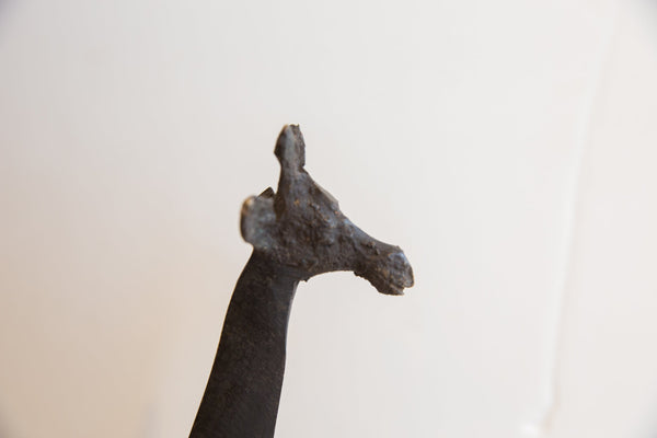 Vintage African Giraffe with Dark Patina // ONH Item ab01544 Image 6