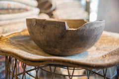 Vintage Wooden African Bowl // ONH Item ab01560 Image 2