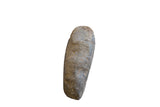 Antique Neolithic African stone tool with an oblong shape and a rough, earth-toned texture.