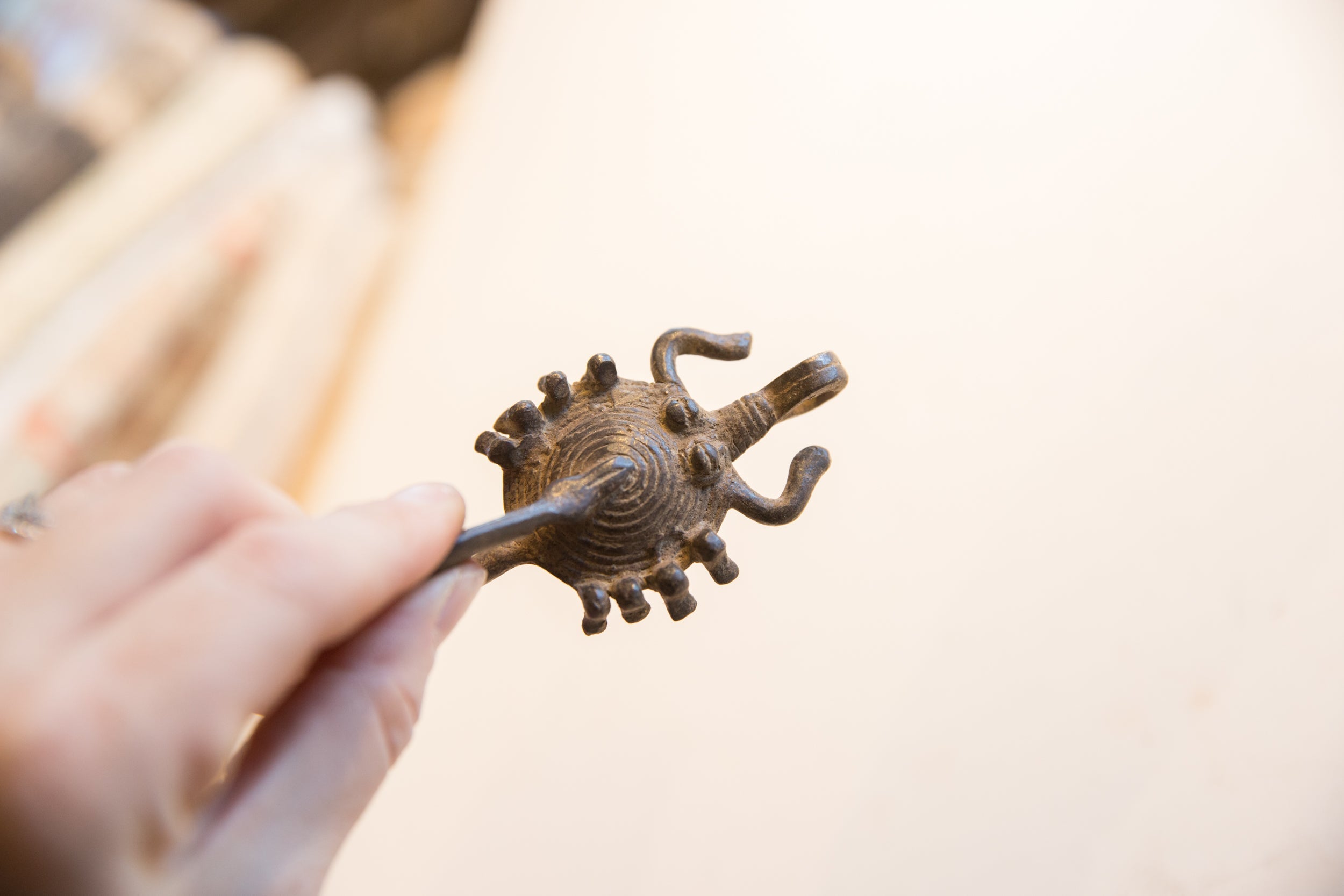 Vintage African Scorpion Pendant // ONH Item ab01591 Image 1