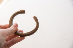 Antique African Copper Alloy Snake Cuff Bracelet // ONH Item ab01622 Image 3