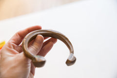 Antique African Bronze Snake Cuff Bracelet // ONH Item ab01623 Image 3