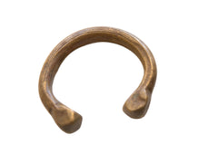 Antique African Bronze Snake Cuff Bracelet // ONH Item ab01625