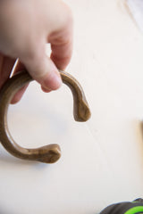 Antique African Bronze Snake Cuff Bracelet // ONH Item ab01625 Image 3