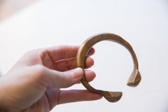 Antique African Bronze Snake Cuff Bracelet // ONH Item ab01626 Image 5
