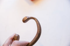 Antique African Bronze Snake Cuff Bracelet // ONH Item ab01628 Image 4