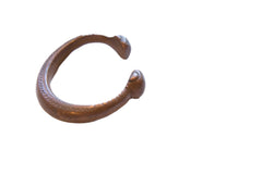 Antique African Copper Alloy Snake Cuff Bracelet // ONH Item ab01630