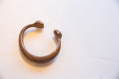 Antique African Copper Alloy Snake Cuff Bracelet // ONH Item ab01630 Image 8