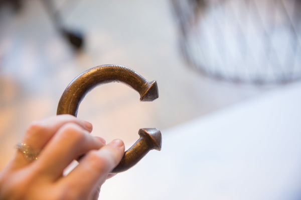 Antique African Copper Alloy Cuff Bracelet // ONH Item ab01637 Image 7