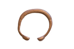 Antique African Copper Alloy Snake Cuff Bracelet // ONH Item ab01639