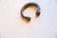 Antique African Bronze Snake Cuff Bracelet // ONH Item ab01645 Image 2