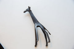 Vintage Dark Bronze African Giraffe // ONH Item ab01657 Image 1