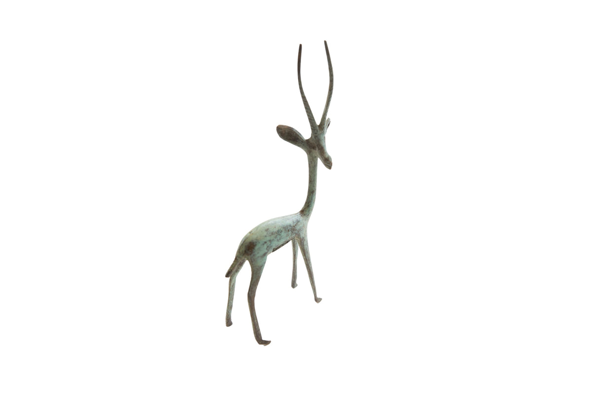 Brightly Oxidized Vintage African Gazelle // ONH Item ab01658
