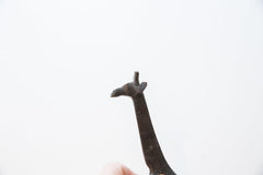 Vintage Dark Bronze African Giraffe // ONH Item ab01659 Image 3