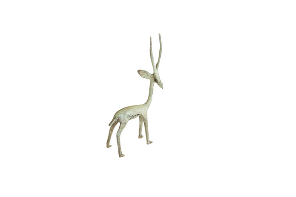 Brightly Oxidized Vintage African Gazelle // ONH Item ab01664