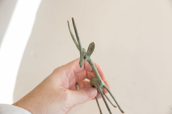 Brightly Oxidized Vintage African Gazelle // ONH Item ab01664 Image 2