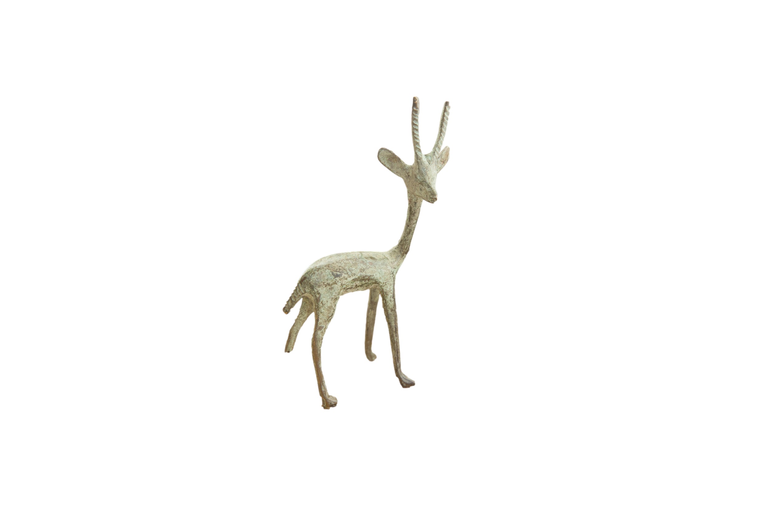 Brightly Oxidized Vintage African Gazelle – Item #ab01665