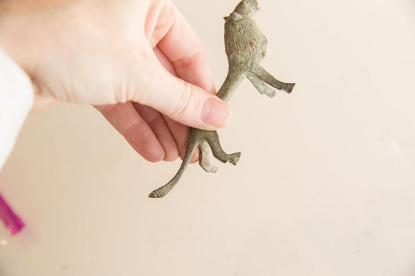 Oxidized Vintage African Lion // ONH Item ab01669 Image 4