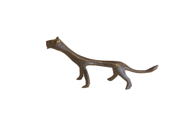 Vintage African Cheetah Dark Patina // ONH Item ab01674