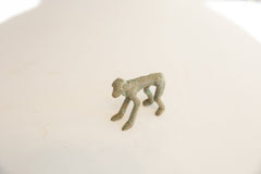Vintage African Bronze Monkey Standing // ONH Item ab01679 Image 1