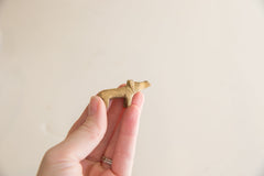 Vintage African Brass Mini Hippo // ONH Item ab01696 Image 2