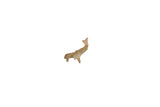 Vintage African tiny elephant collectible with a weathered, earthy texture.