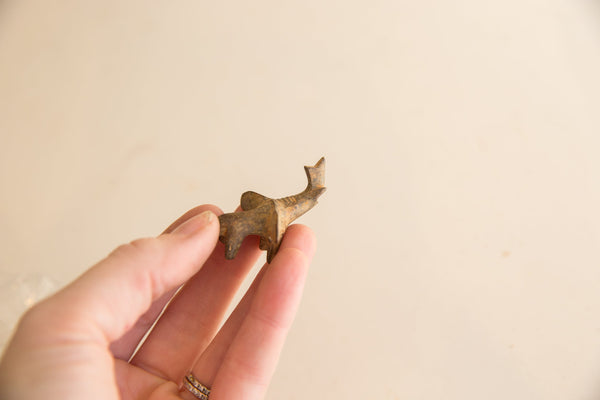 Vintage African Mini Elephant // ONH Item ab01702 Image 2