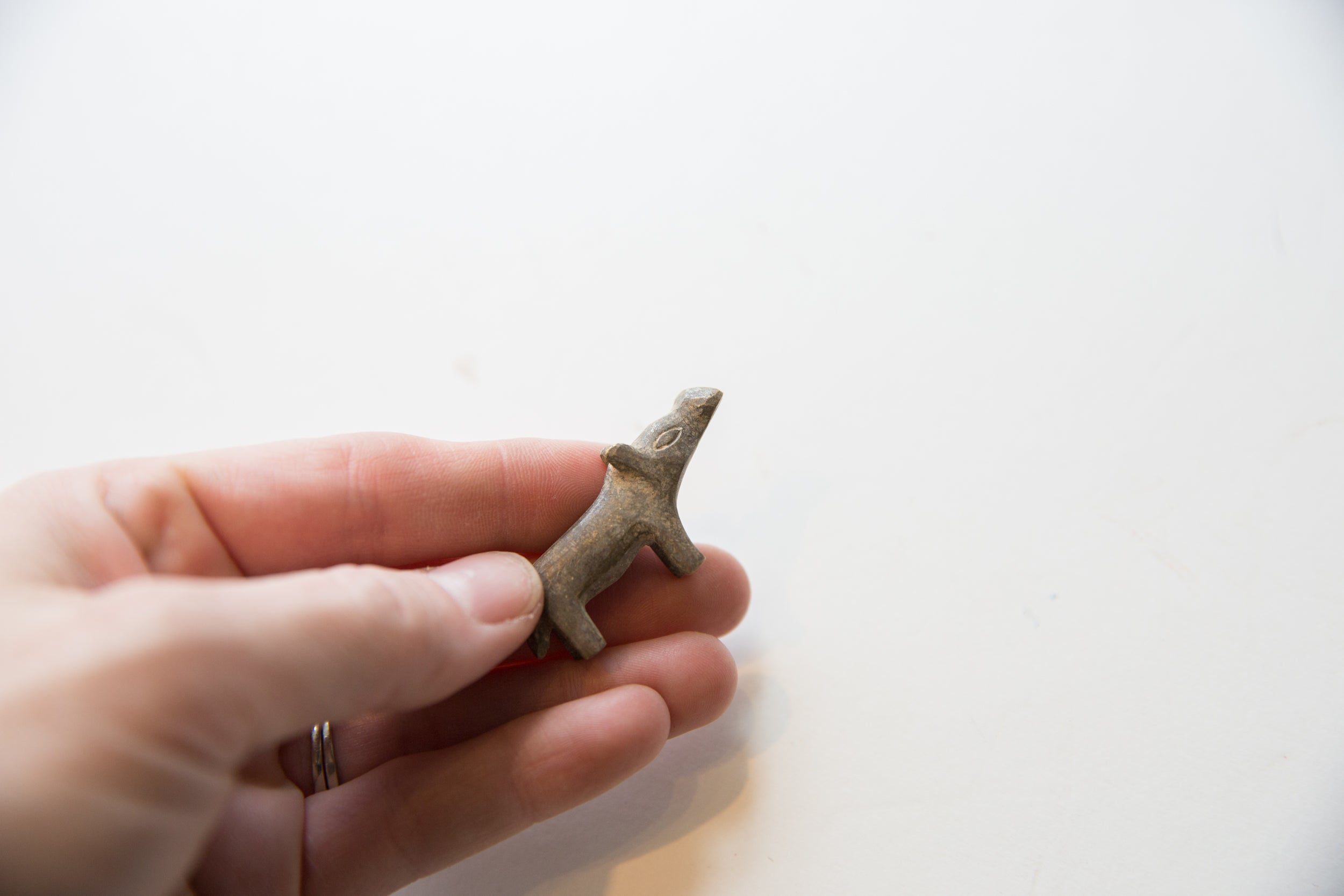 Vintage African Mini Hippo // ONH Item ab01713 Image 1