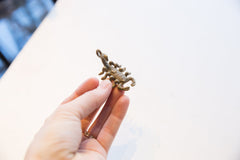 Vintage African Bronze Scorpion Pendant // ONH Item ab01746 Image 3