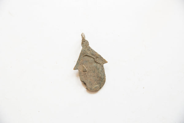 Vintage African Bronze Hut Pendant // ONH Item ab01773 Image 1
