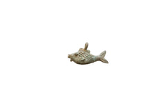 Vintage African Bronze Fish Pendant // ONH Item ab01791