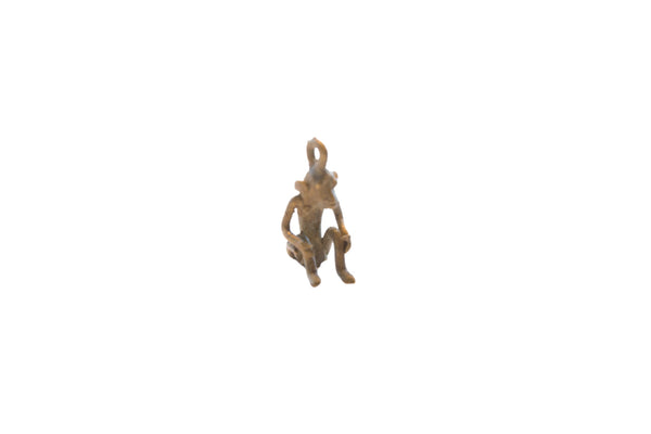 Vintage African Monkey Sitting Pendant // ONH Item ab01796