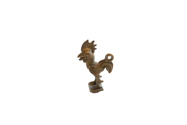 Vintage African Rooster Pendant // ONH Item ab01797
