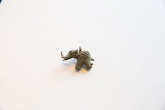 Vintage African Bronze Oxidized Elephant Pendant // ONH Item ab01807 Image 1