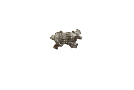 Vintage African Bronze Armadillo Pendant // ONH Item ab01809