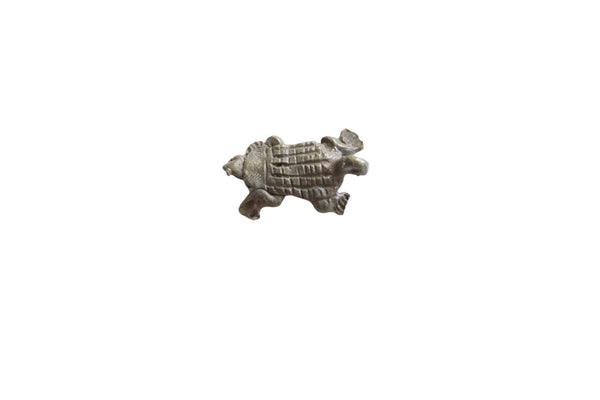 Vintage African Bronze Armadillo Pendant // ONH Item ab01809