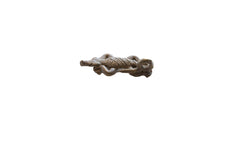 Vintage African Bronze Crocodile Pendant // ONH Item ab01811