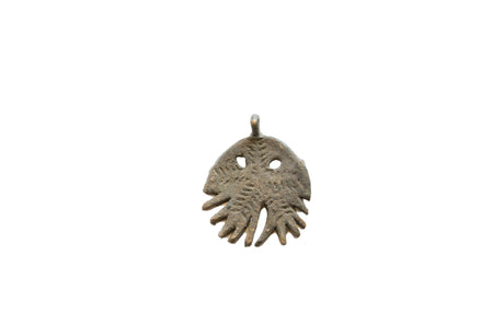 Vintage African Bronze Jellyfish Pendant // ONH Item ab01817
