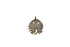 Vintage African Bronze Jellyfish Pendant // ONH Item ab01817