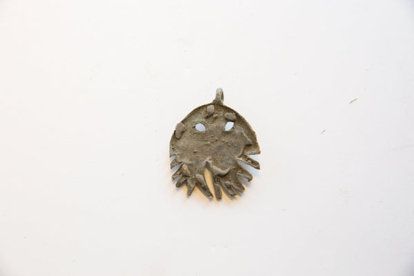 Vintage African Bronze Jellyfish Pendant // ONH Item ab01817 Image 1