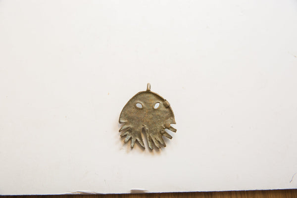 Vintage African Bronze Jellyfish Pendant // ONH Item ab01818 Image 1
