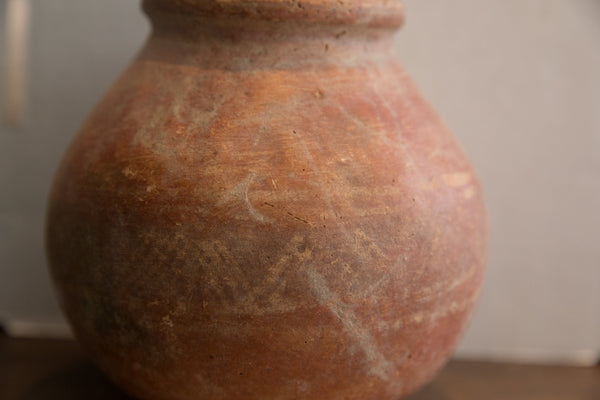 Antique North African Red Slip Ware Vase // ONH Item ab01838 Image 2