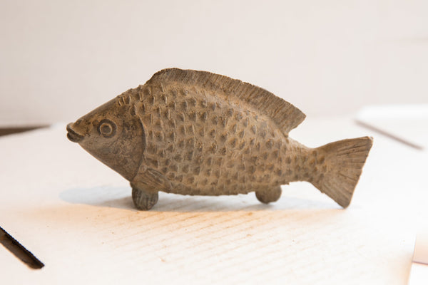Vintage African Fish Sculpture // ONH Item ab01854 Image 1