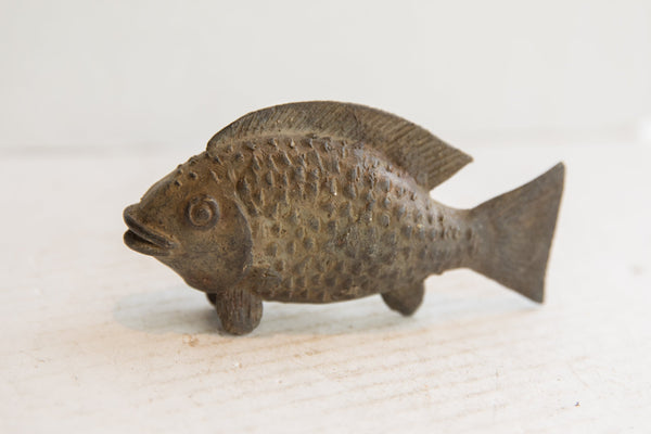 Vintage African Fish Sculpture // ONH Item ab01860 Image 1