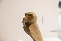 Vintage African Owl with Snake Sculpture // ONH Item ab01861 Image 2